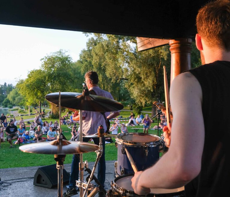 Landkreis Talente auf der Open Air Bühne in Gmund.